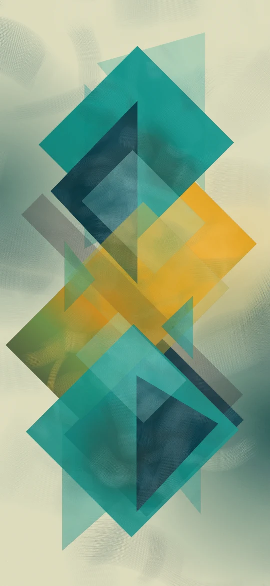 Floating Pigment Planes — ten sam układ, inne kolory
